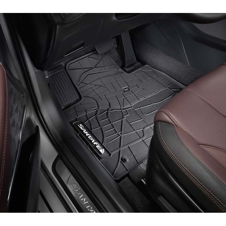 Hyundai Santa Fe gumiszőnyeg 2018-2020, 4db-os, gyári gumiszőnyeg