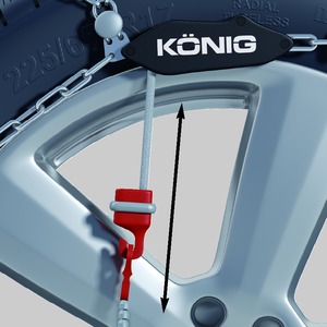 Hólánc 235/65R16 König XG-12 Pro, SUV, Van, 12mm