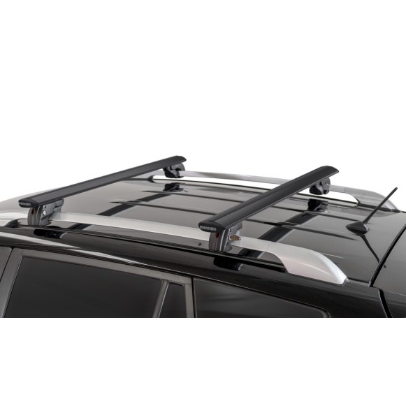 Tetőcsomagtartó Fiat Panda III AirCross 2014-től, tetőkorlátos, alu. black