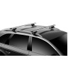 Tetőcsomagtartó Volkswagen Polo Variant kombi 1996-2001, Thule WingBar Evo, tetőkorlátos