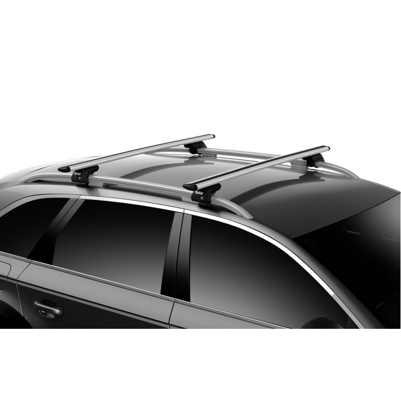 Tetőcsomagtartó Volkswagen Polo Variant kombi 1996-2001, Thule WingBar Evo, tetőkorlátos