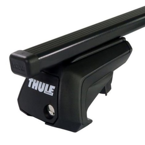 Tetőcsomagtartó Mitsubishi Montero 1999-2006, Thule acél, tetőkorlátos