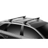 Tetőcsomagtartó Mitsubishi Montero 1999-2006, Thule acél, tetőkorlátos