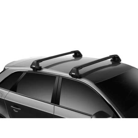 Tetőcsomagtartó Volkswagen T-Roc tetőkorlát nélküli 2018-2026, Thule Edge Black