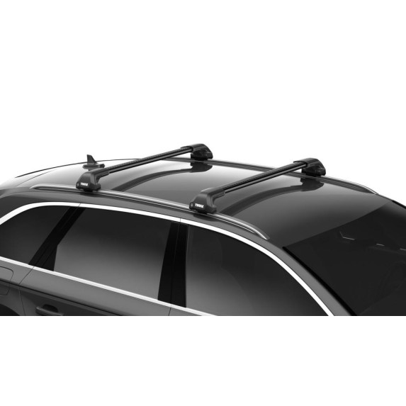 Tetőcsomagtartó Porsche Macan 2014-től, Thule Edge Black, tetősínes