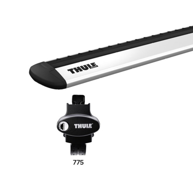 Tetőcsomagtartó Opel Combo Tour 2012-2018, Thule WingBar Evo, tetőkorlátos