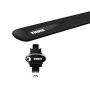Tetőcsomagtartó Volkswagen T-Roc 2018-2026, Thule WingBar Black, tetőkorlátos