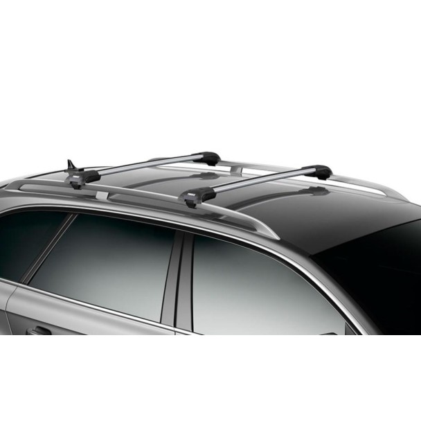 Tetőcsomagtartó Mercedes GLB 2020-tól, Thule WingBar Edge, tetőkorlátos