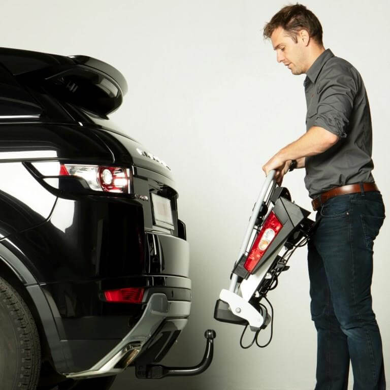 Yakima JustClick 3 Evo Black kerékpártartó vonóhorogra, e-Bike kerékpárszállító