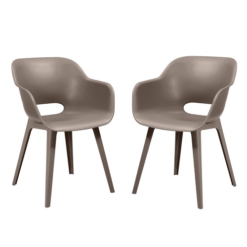 Keter Akola duo kerti szék, cappuccino. 2 darab