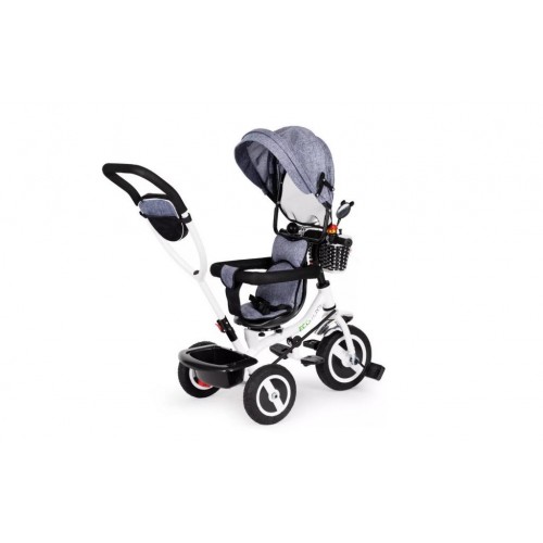 Ecotoys többfunkciós gyermek tricikli, szürke